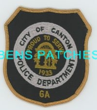 GEORGIA,CANTON POLICE 2